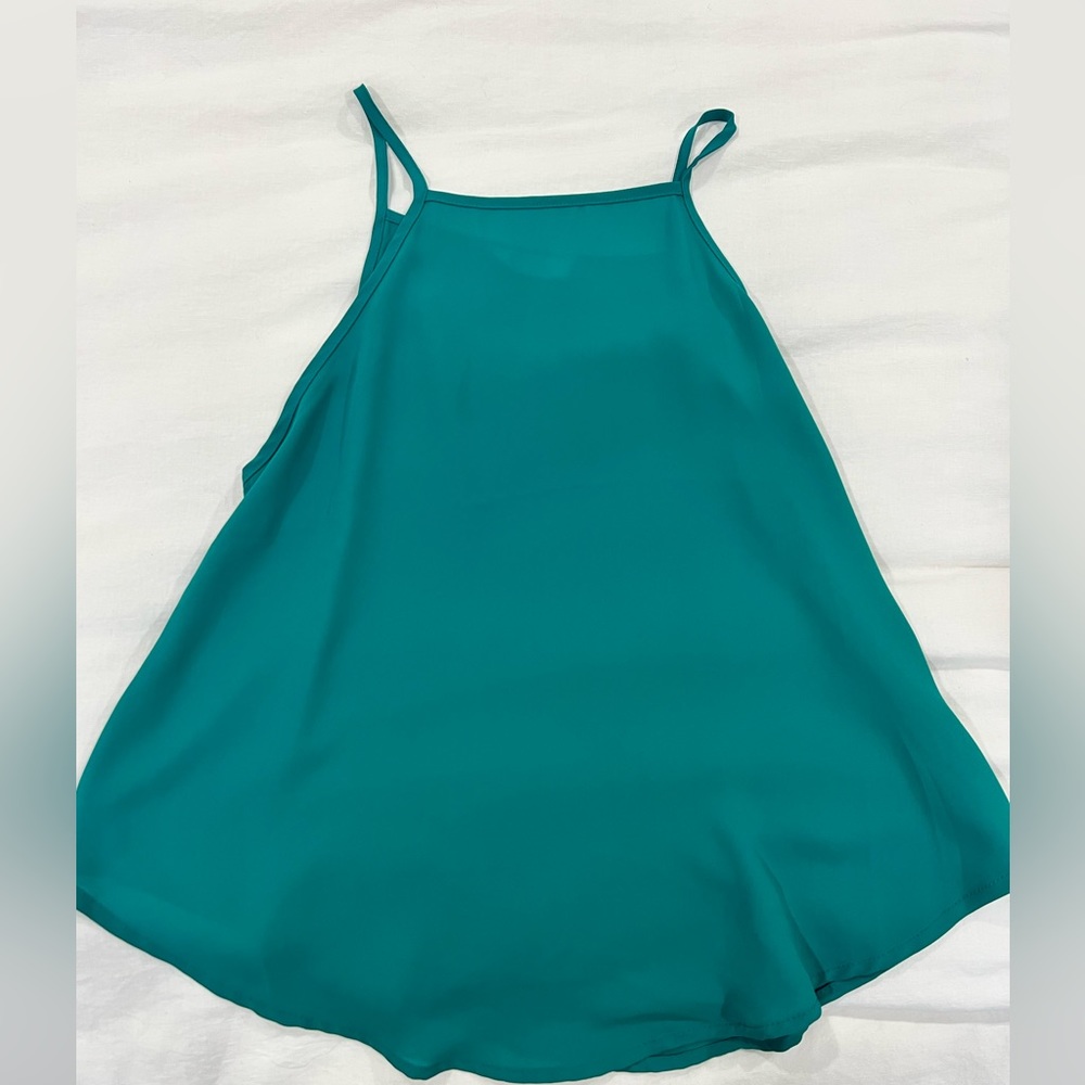 Like new turquoise lush sleeveless blouse size XS